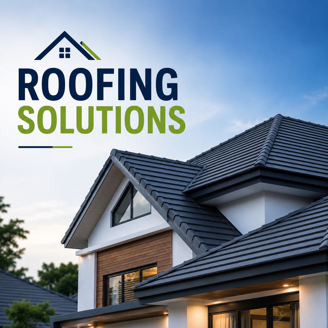 Luxury home with durable roofing and modern architectural design promoted by reliable real estate services in Palakkad.